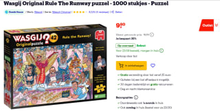 Wasgij Original Rule The Runway puzzel - 1000 stukjes voor €9,80 bij Bol