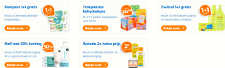 Diverse Baby dagdeals bij Trekpleister