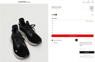 Zapatillas running Mango por solo 5,99€