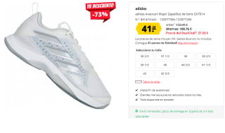 Zapatillas para Mujer adidas Avacourt por 41.24€