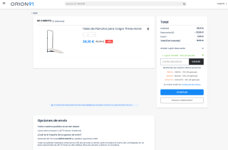 Tabla de Planchar para Colgar Thinia Home por solo 19,96€