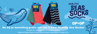 Gratis 2 paar Healthy Seas Socks bij bestelling bij Airmiles
