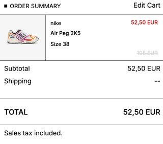 Zapatillas Nike Air Pegasus 2K5 SUNRISE por solo 52,50€