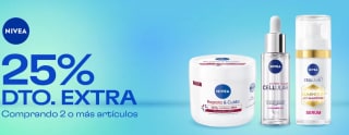 Nivea 25% EXTRA comprando dos o mas artículos