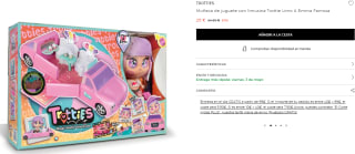 Muñeca de juguete con limusina Trottie Limo & Emma Famosa por 25€