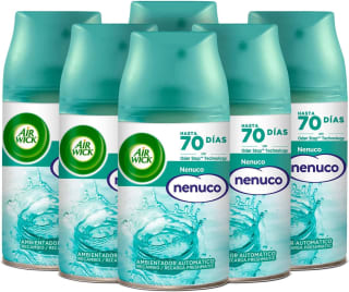 Pack 6 recambios Air Wick Ambientador Freshmatic Aroma Nenuco ,por solo 9,65€