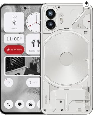 Nothing Phone (2) 12GB/256GB voor €519 bij Amazon.es