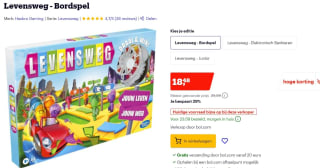 Hasbro Levensweg bordspel voor €18,48 bij bol.com
