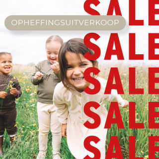 Opheffingsuitverkoop Little Indians met kortingen tot ruim 90%