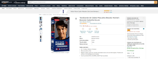 Tonalizante De Cabelo Masculino da Bozzano - R$ 18,26