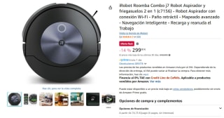 iRobot Roomba Combo j7 Robot Aspirador y friegasuelos por 299€