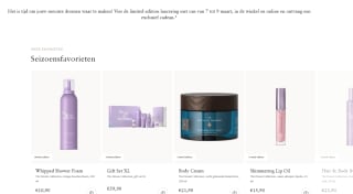 Gratis shower foam + slaapmasker van de nieuwe collectie "The Dream Collection" cadeau bij Rituals