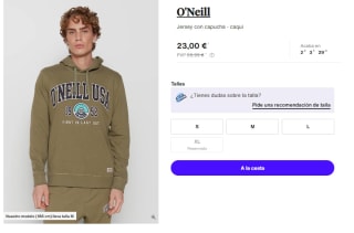 Sudadera con Capucha de Hombre O'Neill por 23€