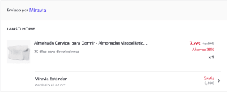 Almohada Cervical para Dormir Lanso Home