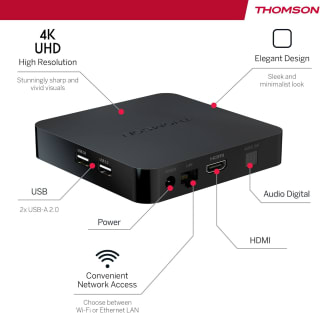 Thomson - Streaming Box - 240G - 8 GB - 4K UHD voor €44,99 bij Amazon