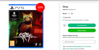 PlayStation 5 Video Game Meridiem Games Stray voor €22 bij Nedgame