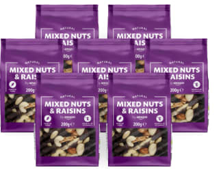 Pack x7 Frutos secos de 200gr c/u por solo 5.06€