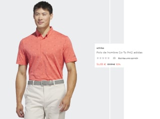 Polo de hombre Go-To Prt2 adidas por 34.95€