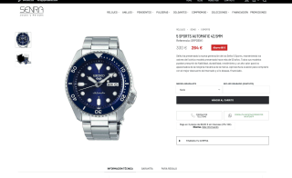 Reloj SEIKO 5 SPORTS Automático Caja 42.5mm por solo 264€