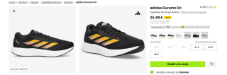 adidas Duramo Rc Zapatillas Running por 24,99€