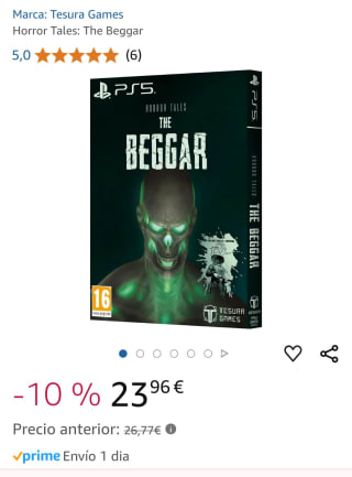 Horror Tale. The Beggar PS5 por 23,96€.