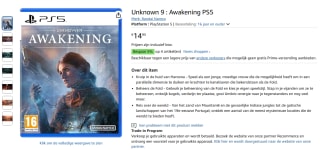 Unknown 9: Awakening (PlayStation 5) voor €14,95 via Amazon