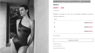 25% dto en Bañadores mujer ZARA HOME