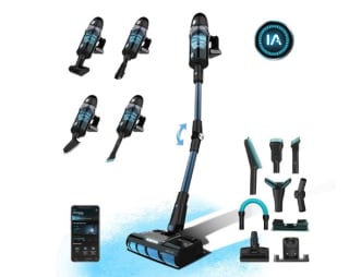 Cecotec Aspirador Escoba Conga Rockstar 9500 Connected Ergowet 3000 IA. 230W por 219€