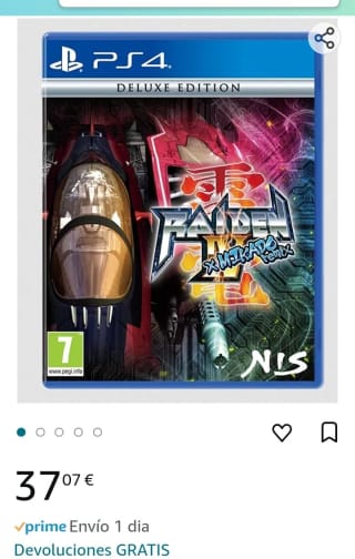Raiden IV x MIKADO remix Deluxe Edition PS4 por 37,07€.