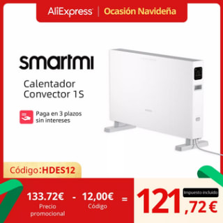 Calentador Convector 1S inteligent 2200W eléctrica a 121,72€