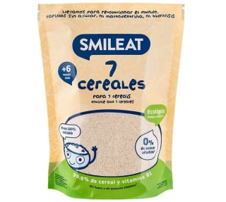 Smileat Papilla Ecológica 7 Cereales por 3,59€