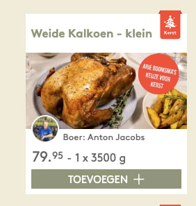 Grutto code €27,50 korting op Kalkoenen