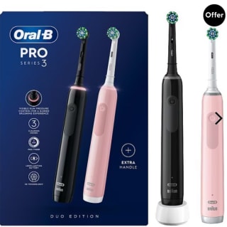 Oral-B Pro 3 3900 Cross Action Electric Toothbrush Duo Pack - £49.99