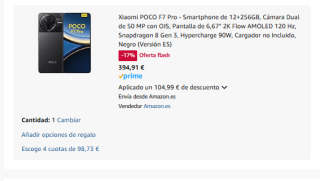 Xiaomi POCO F7 Pro de 12GB/256GB por 394,91€