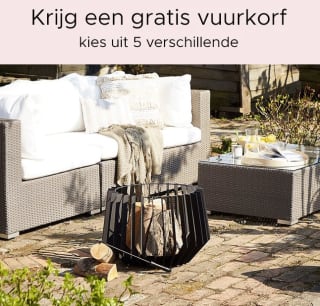 Gratis vuurkorf bij besteding vanaf €680 bij Beliani