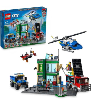 LEGO 60317 City Persecución Policial en el Banco por 70€.
