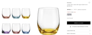 Juego de 6 vasos Spectrum Bohemia por 11.60€