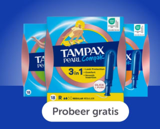 Gratis Tampax tampons na cashback via Tikkie