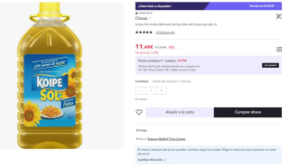 Aceite refinado de girasol Koipe Sol garrafa 5L por 6.89€