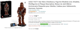 LEGO Star Wars 75371 - Chewbacca voor €116,70 dmv code bij Amazon