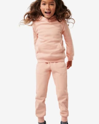 Kinder sweater met capuchon lichtroze voor €6 bij de Hema