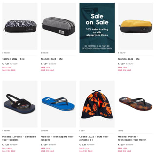 70% Korting en meer bij Quicksilver ( Slippers vanaf €4,89 )