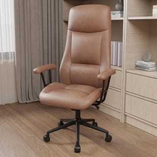 Silla de Oficina PU Cuero Naspaluro por 65,49€