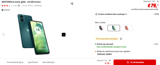 Motorola Moto G04s (los toestel) voor €79 bij de Mediamarkt