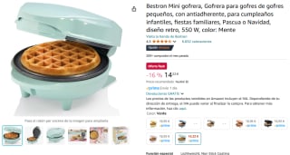 Bestron Mini gofrera por solo 14,22€