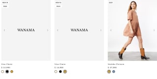 Vestidos y monos desde $14.990 ARS por Wanama