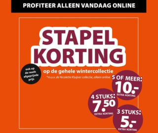 Tot €10 stapelkorting bij terStal