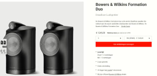 Bowers & Wilkins Formation Duo - Wireless speaker voor €2.490 bij Stassen