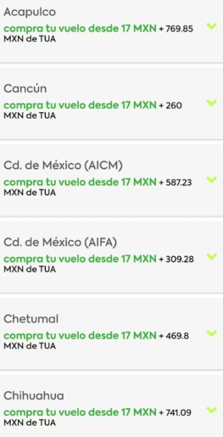 Vuelos en Viva Aerobus desde $17 MXN + TUA