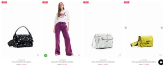 50% korting op dameskleding en accessoires tijdens de sale bij Desigual